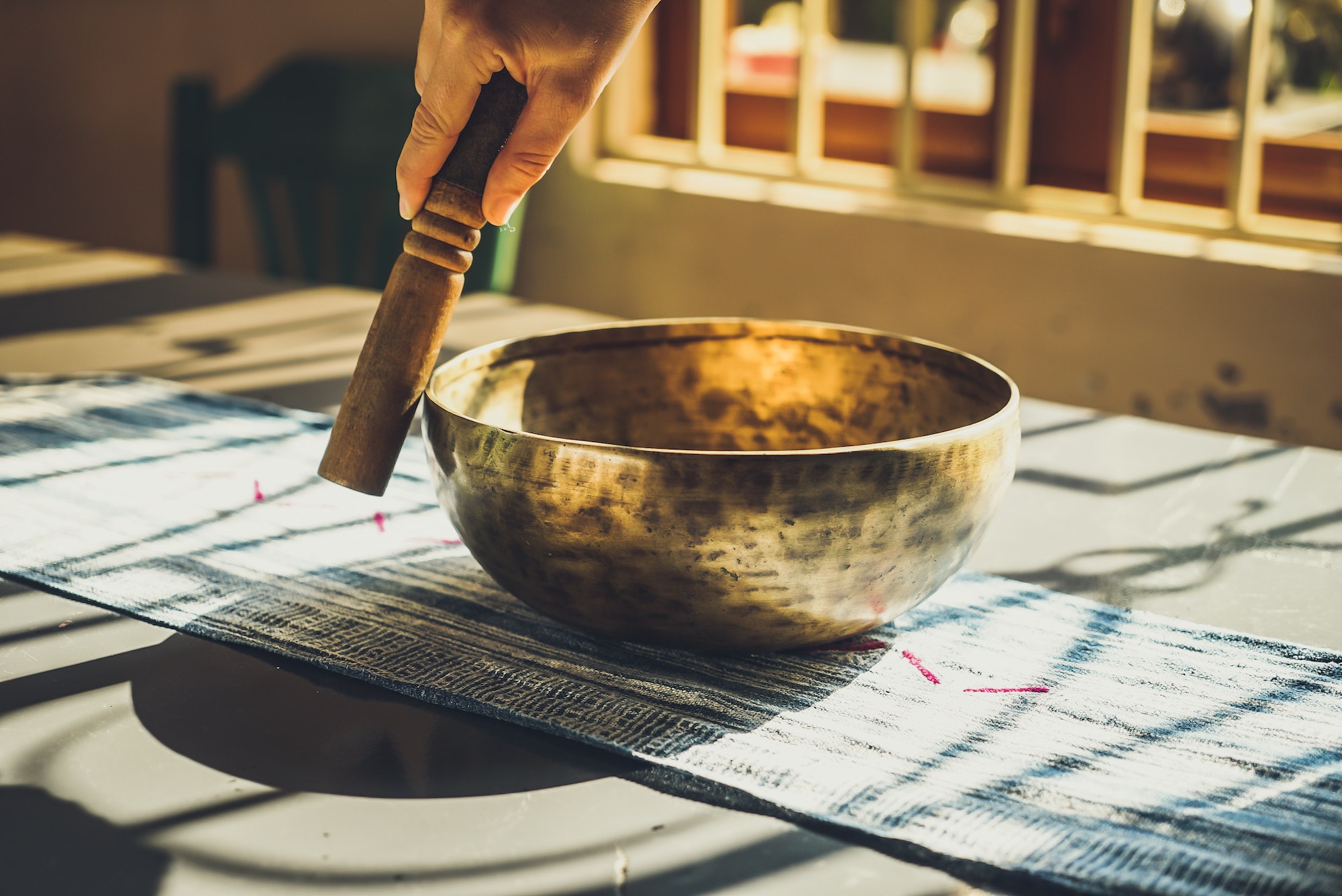 Mindful living and singing bowls